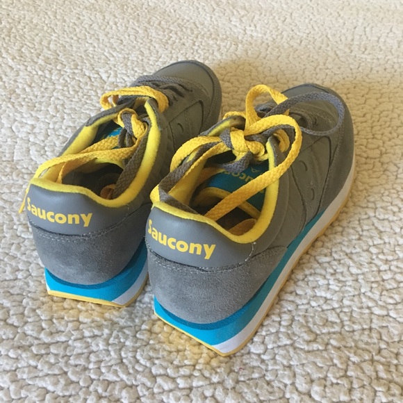 saucony jazz grey blue